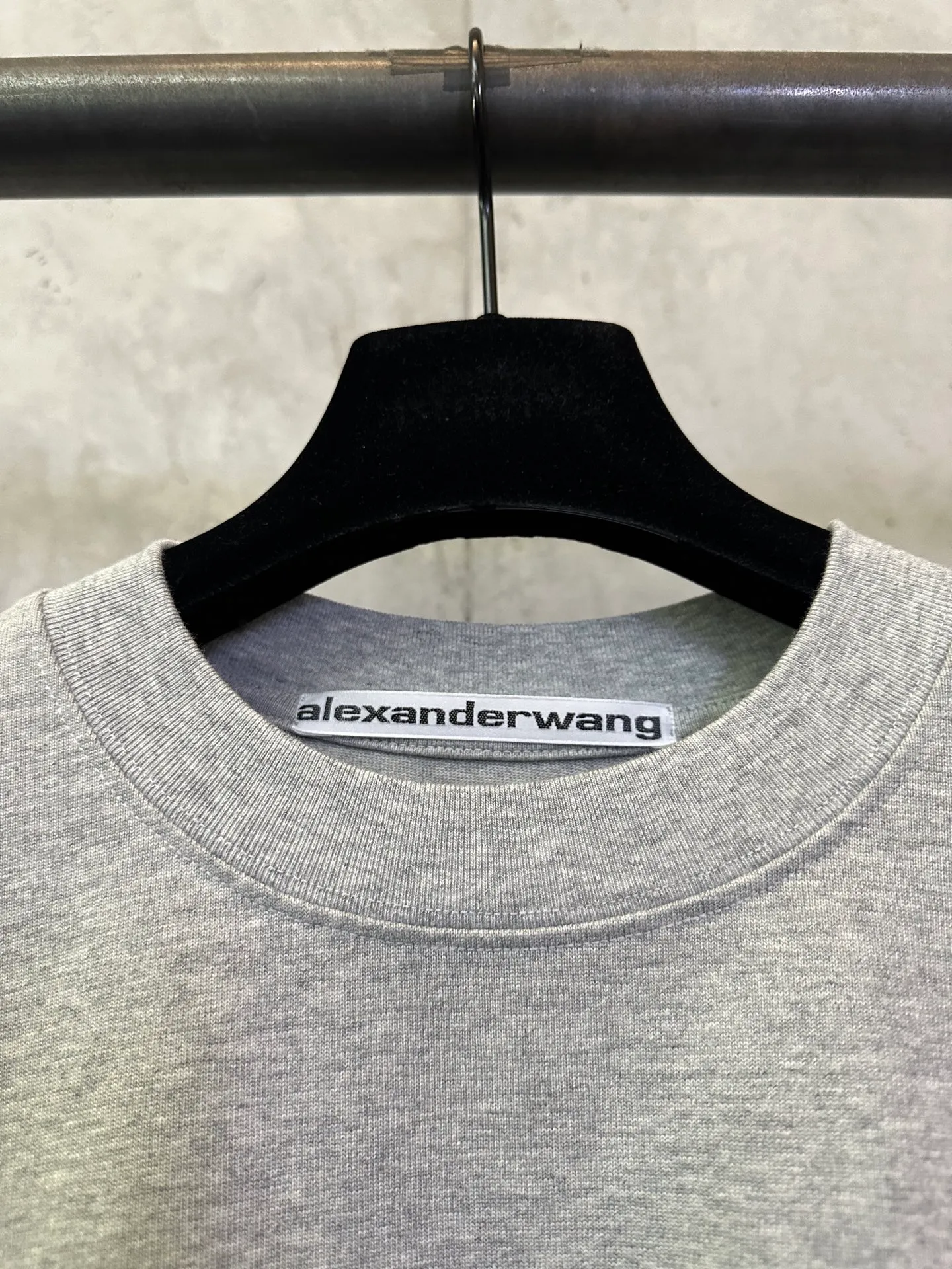 ￼ 140- New Arrival g Alexander wang 26ss logo T : 2*2 g Color Change Same Style Color: White Black Gray Size: XS S M L XL